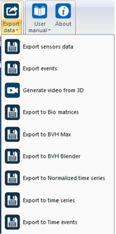 Data export — Documentation 1.0.0 documentation